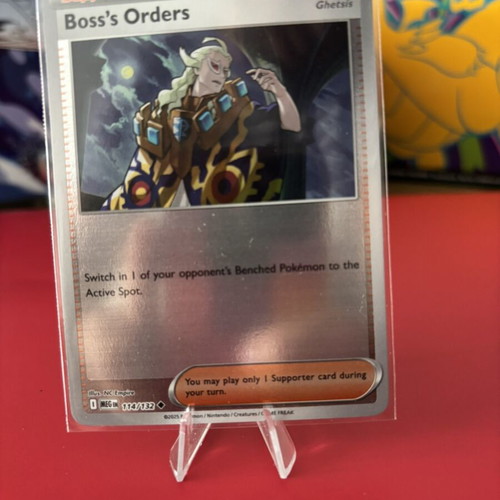 Boss's Orders MEG 114/132 Reverse Holo Pokemon card