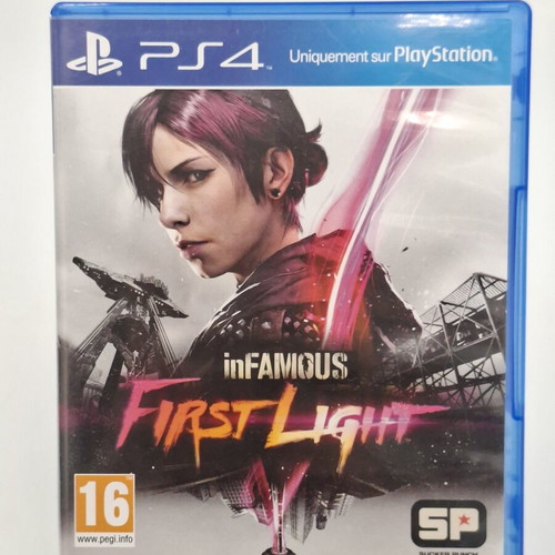 inFAMOUS First Light PS4 game, French promo disc