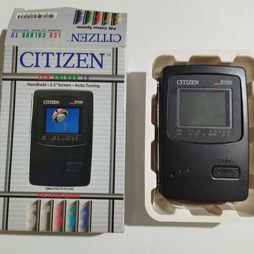 Vintage Citizen 2.2" Auto Tuning Portable Television like new
