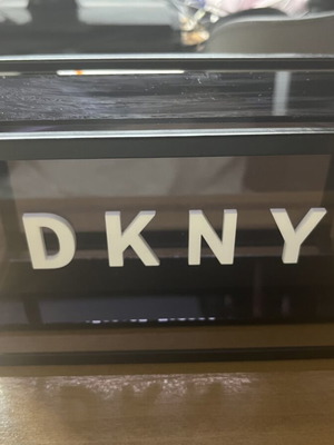 DKNY Authentic Promotional Sign New, metal and plexiglass