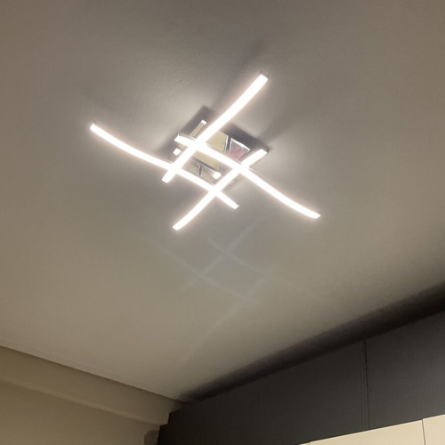 Modern LED Ceiling Light Chrome like new