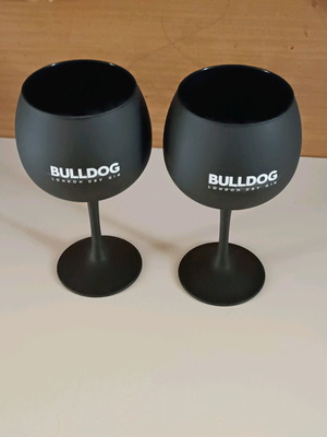 Ποτήρια Bulldog Gin καινούργια, πακέτο 2 τεμαχίων