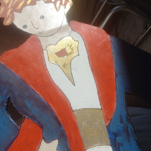 Handmade Little Prince foam board figure, 86cm, party decoration