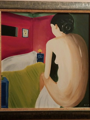 Nude oil painting on canvas new 36×52cm