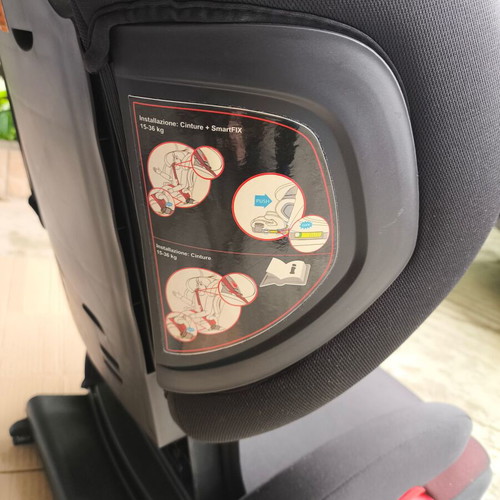 Foppapedretti Best Duofix child car seat used, 15 to 36 kg