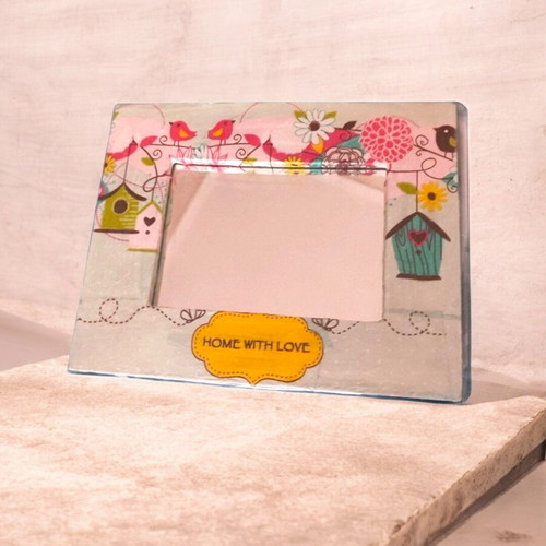 Handmade frame with mirror new 18x14cm