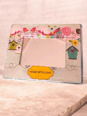 Handmade frame with mirror new 18x14cm