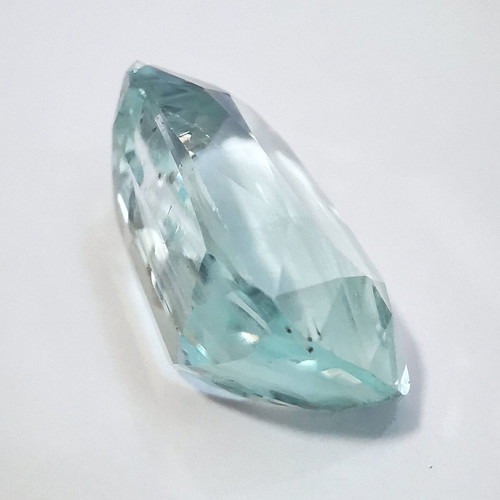 Aquamarine natural rectangular cushion cut 11.06 carats