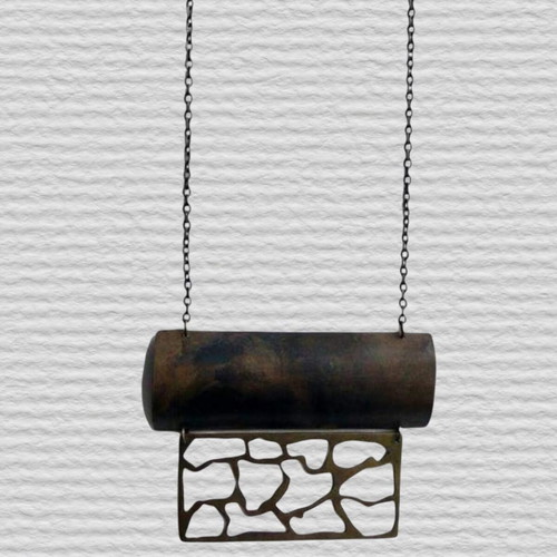 Handmade statement pendant new, made of brass
