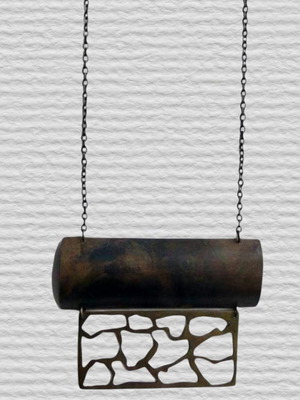 Handmade statement pendant new, made of brass