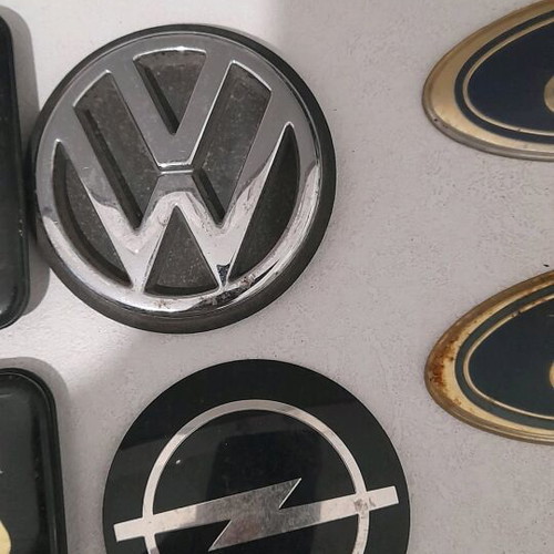 Car badges used, pack of 15 different