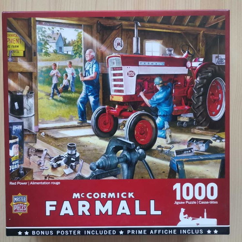 Master Pieces Farmall 1000-piece jigsaw puzzle