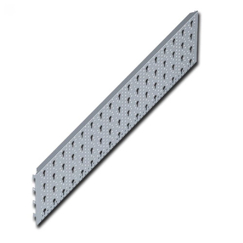 Metal Perforated Back Panel White 800 x 200 mm like new