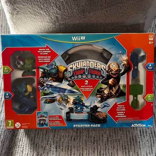 Skylanders Trap Team Starter Bundle Wii U complete, like new