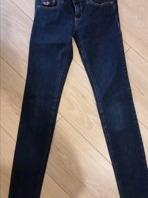 Hollister τζίν παντελόνι σαν καινούργιο, W24 L29, XXS-XS 32-34, μπλε