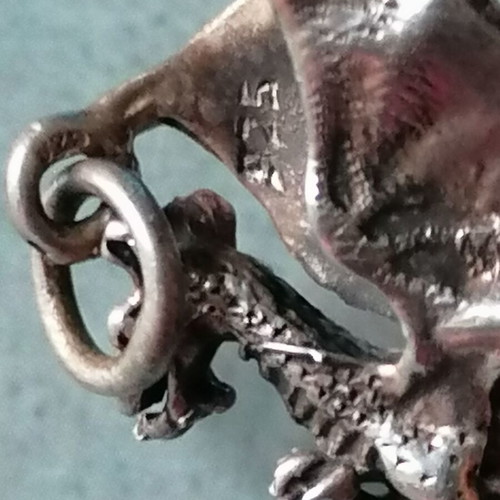 Silver 925 double-sided dragon pendant new