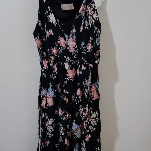 Wrap dress pop-air new with belt and frill skirt