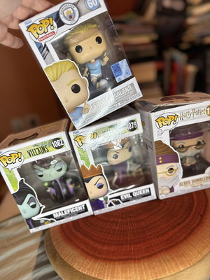 Funko Pop! σετ 4 φιγούρων με Erling Haaland, Maleficent, Evil Queen και Dumbledore