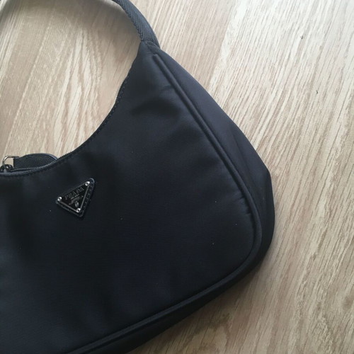 Prada Tessuto Sport black nylon handbag used