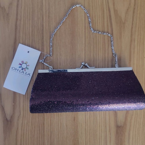 Oh la la handbag new purple handheld