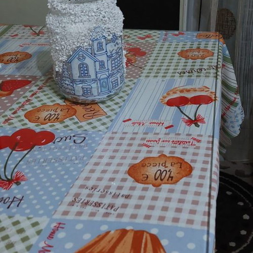 Christmas handmade decorative jar new with lights