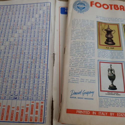Panini album football 78 used