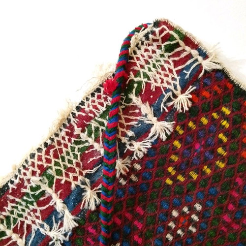 Loom bag used, from 1940, 50x50cm