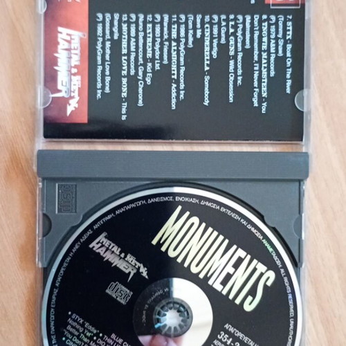 Monuments CD used from Metal Hammer & Heavy Metal magazine