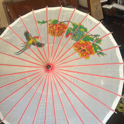 Decorative wooden Japanese umbrella, diameter 85 cm