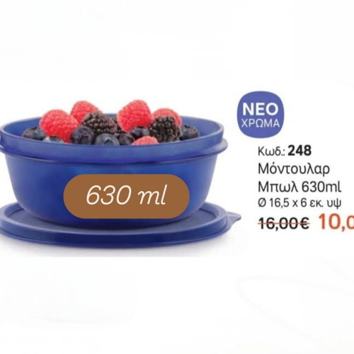 Tupperware modular bowl 630 ml, pack of 3