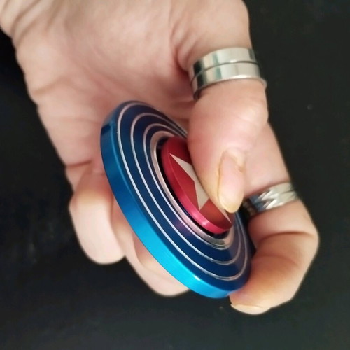 Fidget Spinner Captain America like new, steel