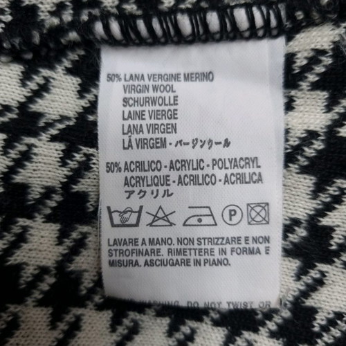 Women's merino wool sweater 3/4 sleeve like new, black size L