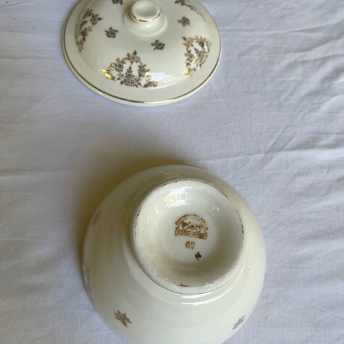 Ditmar Urbach fondantière used, porcelain from 1930s