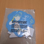 Table decorations for baby shower or gender reveal party blue new
