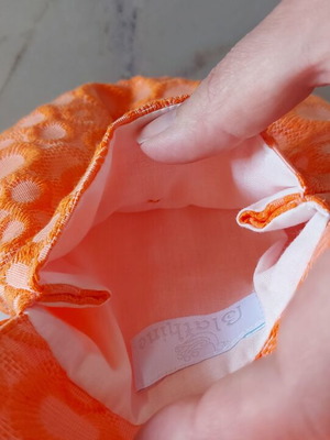 Blathine small orange crossbody bag