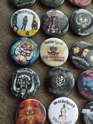 Motorhead pin set 24 pieces new