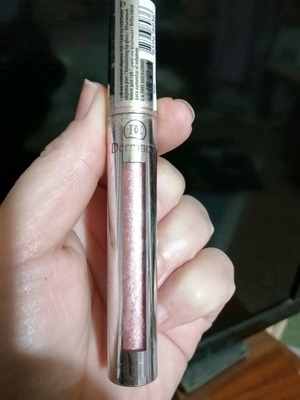 Dermacol lip gloss used, soft pink with shine
