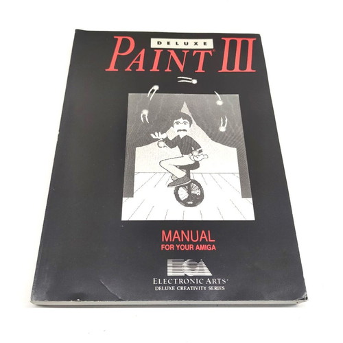 Commodore Amiga Big Box Paint III Software used, 1989, Electronic Arts