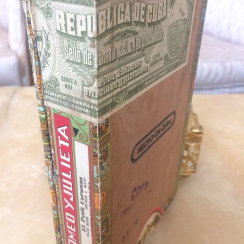 Cigar box used, Cuba, 1972