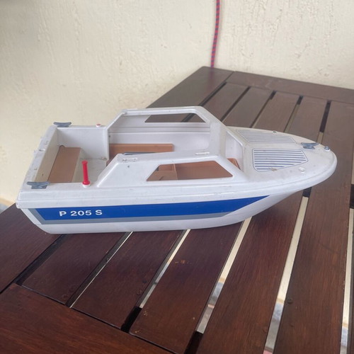 Playmobile vintage coast guard boat like new