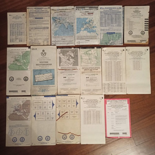 DoD Flight Information Publications FLIPs collection used, 26 pieces