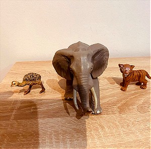 Διακοσμητικά Ζώα - Ελέφαντας, Στρουθοκάμηλος, Τιγράκι