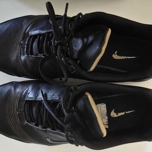 Nike Zoom Air and Adidas Stabil 6 athletic shoes used, size 44 set