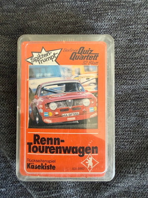 Vintage Berliner Spielkarten Renn-Tourenwagen παιχνίδι με κάρτες μεταχειρισμένο