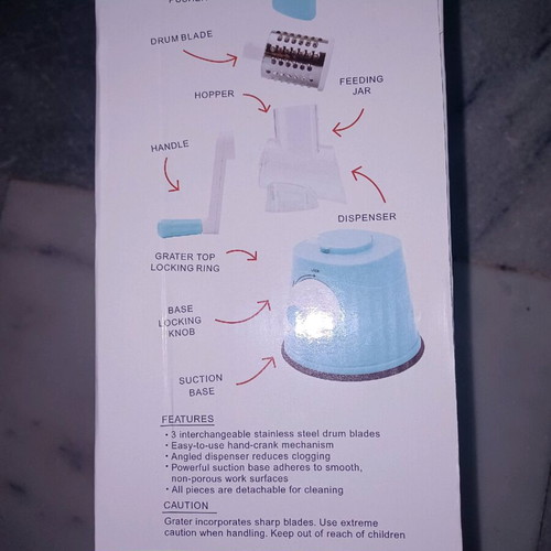 Tabletop drum grater new kitchen multi-cutter