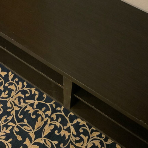 IKEA black wooden TV furniture used