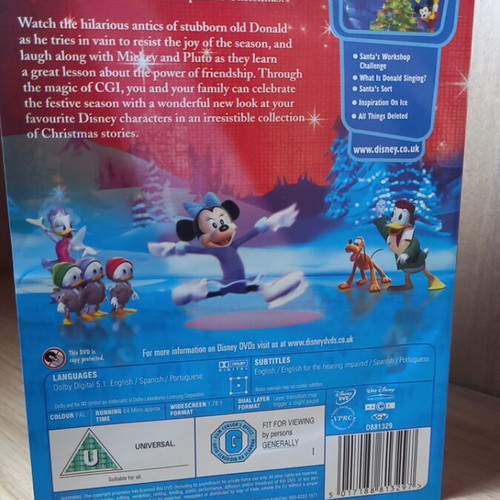 Mickey's Twice A Christmas DVD with English subtitles