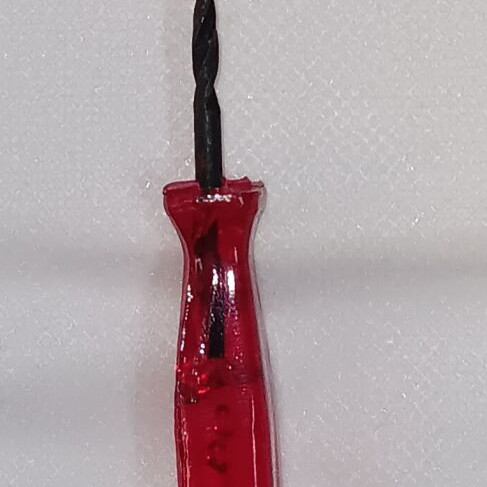 Screwdriver with drill tip 10 cm like new for electronic work