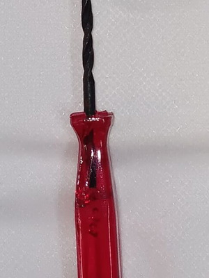 Screwdriver with drill tip 10 cm like new for electronic work