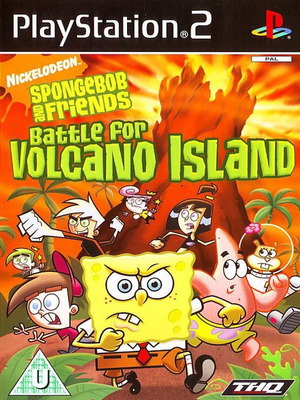 SpongeBob Battle for Volcano Island PS2 μεταχειρισμένο χωρίς βιβλίο οδηγιών